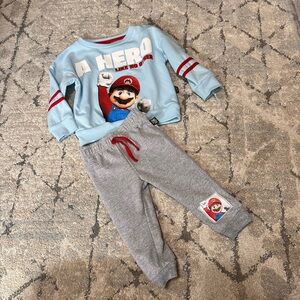 Mario bros Movie athletic matching set